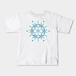 Blue Seed of life Kids T-Shirt